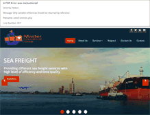 Tablet Screenshot of masterfreight.org